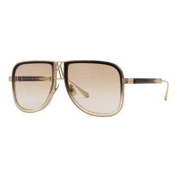 Anna-Karin Karlsson LOGO DUDE TOBACCO 24 Carats Gold Plated Limited 43/50 Unisex Güneş Gözlüğü