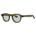 Moscot DAHVEN OLIVE BROWN BEL AIR BLUE 44 Unisex Güneş Gözlüğü