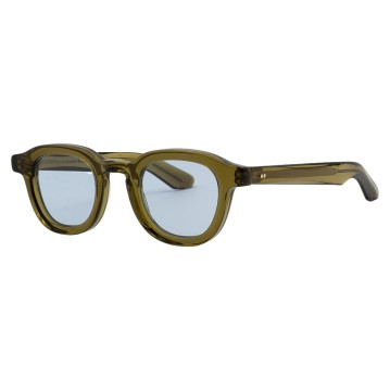 Moscot DAHVEN OLIVE BROWN BEL AIR BLUE 44 Unisex Güneş Gözlüğü
