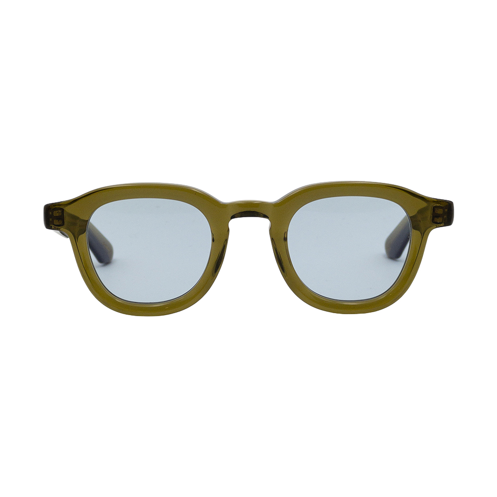 Moscot DAHVEN OLIVE BROWN BEL AIR BLUE 44 Unisex Güneş Gözlüğü