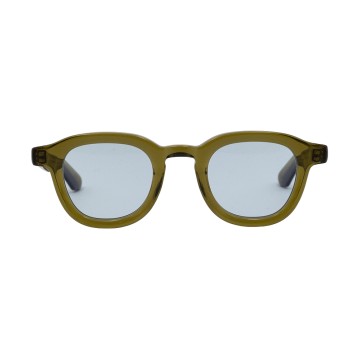 Moscot DAHVEN OLIVE BROWN BEL AIR BLUE 44 Unisex Güneş Gözlüğü