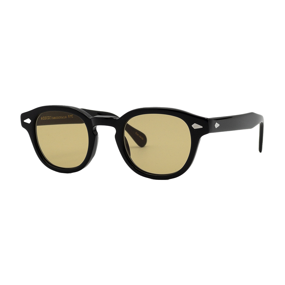 Moscot LEMTOSH BLACK AMBER 46 Unisex Güneş Gözlüğü
