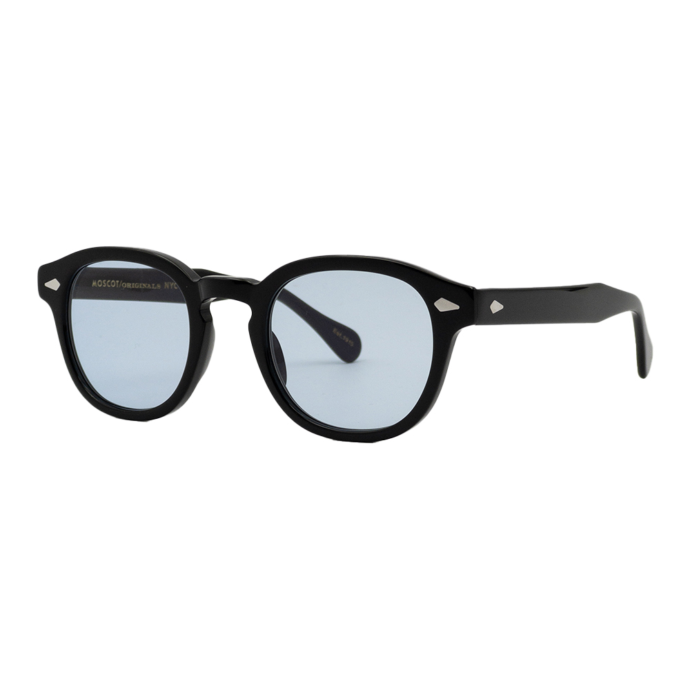 Moscot LEMTOSH BLACK BEL AIR BLUE 46 Unisex Güneş Gözlüğü