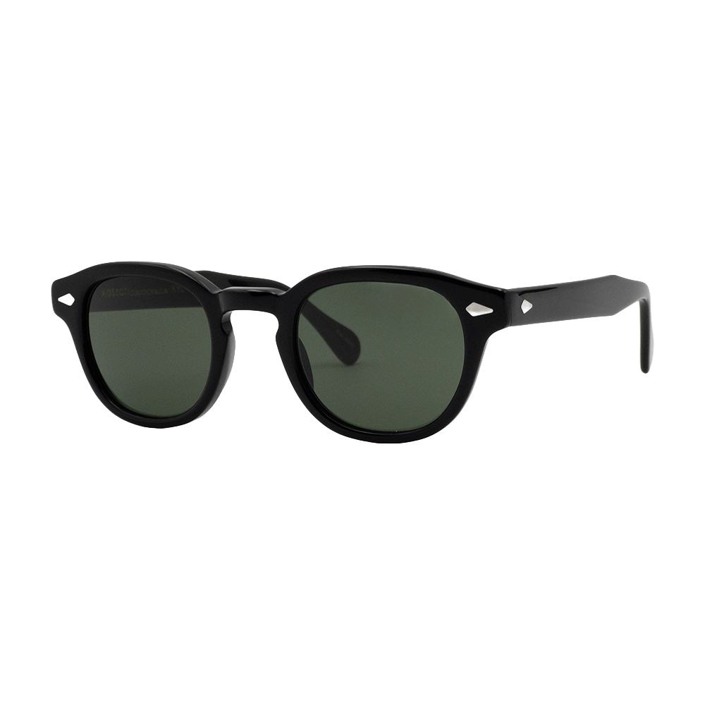 Moscot LEMTOSH BLACK G-15 LENSES 49 Unisex Güneş Gözlüğü