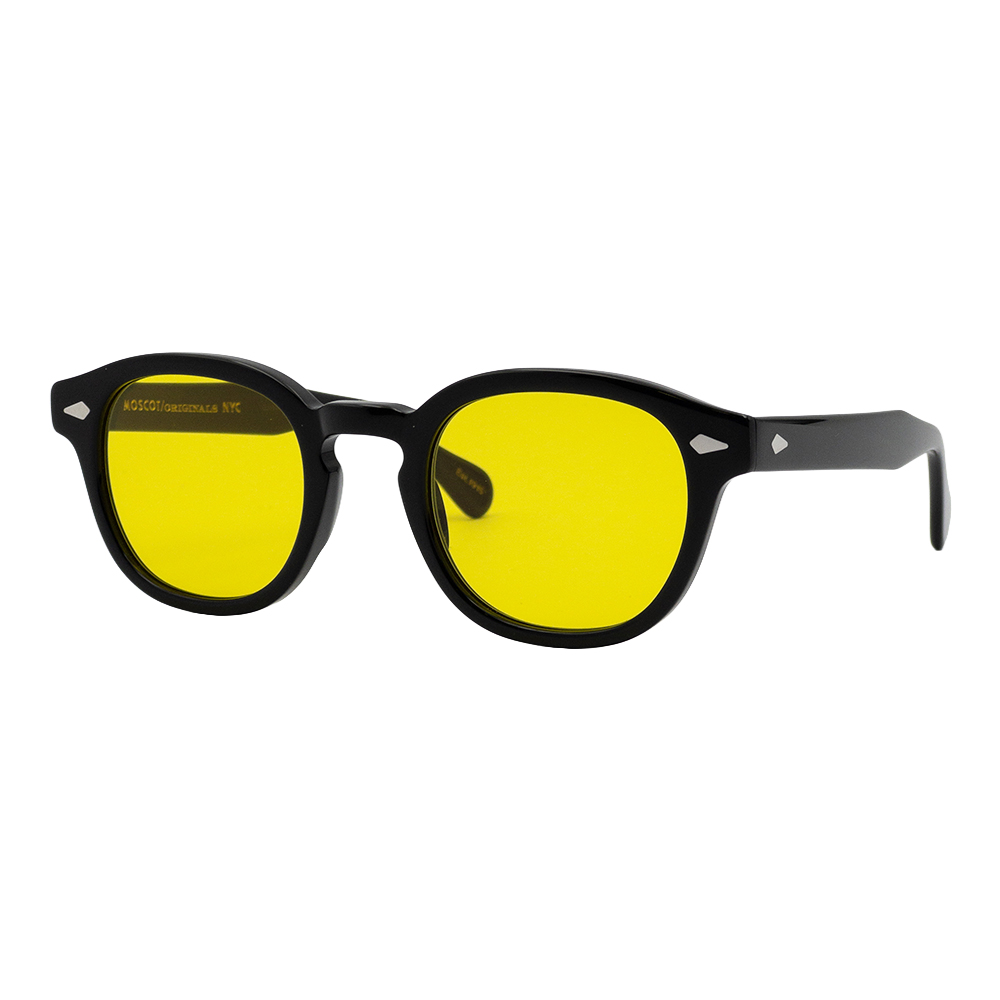 Moscot LEMTOSH BLACK MELLOW YELLOW 49 Unisex Güneş Gözlüğü