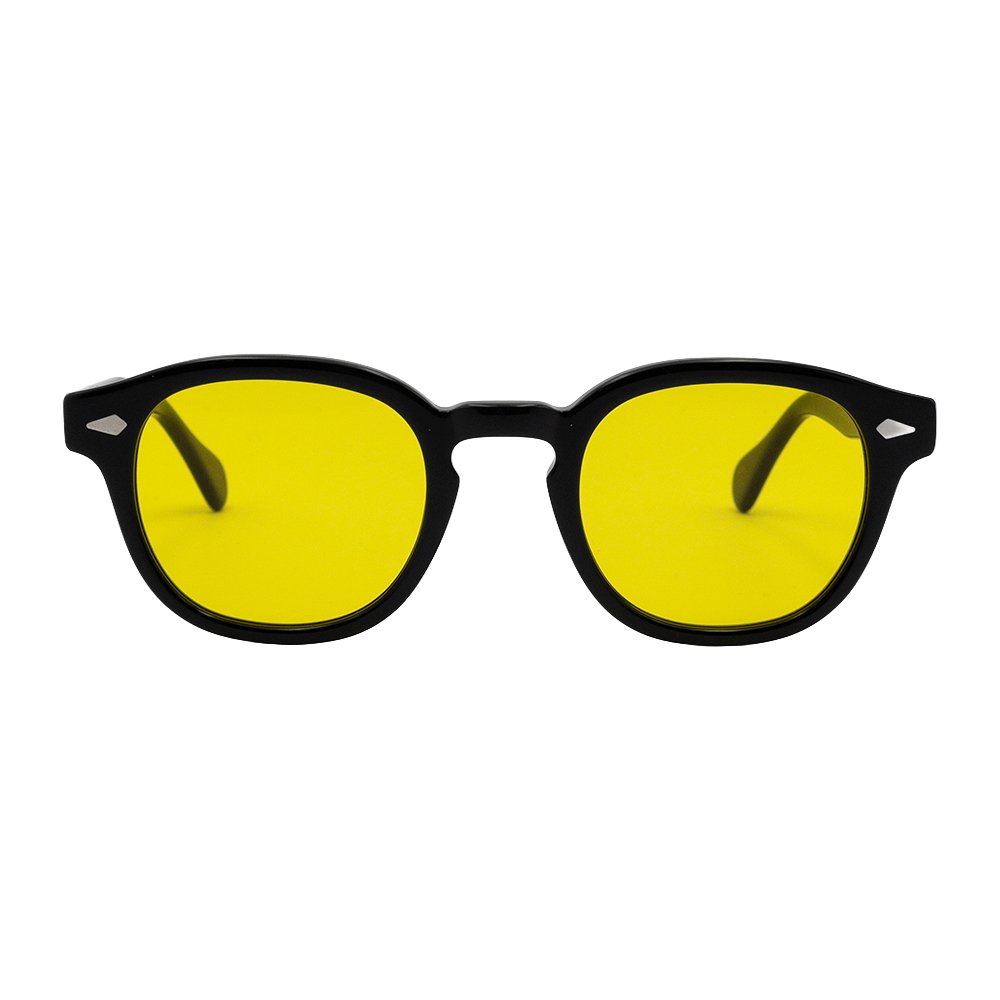 Moscot LEMTOSH BLACK MELLOW YELLOW 49 Unisex Güneş Gözlüğü