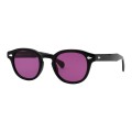 Moscot LEMTOSH BLACK PURPLE NURPLE 49 Unisex Güneş Gözlüğü